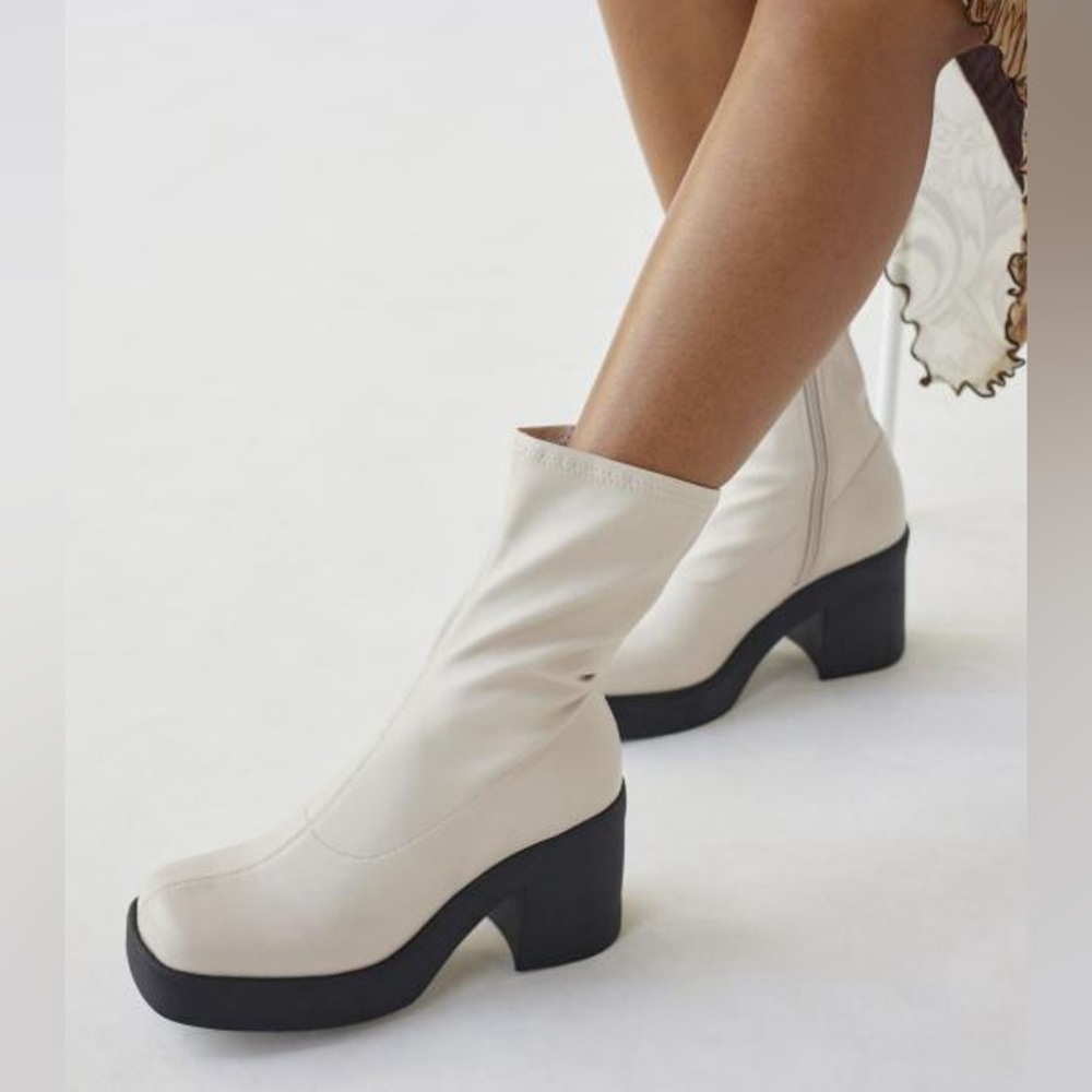 NEW Steve Madden Klayton Womens Block Heel Mid-Calf Boots